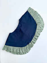 Load image into Gallery viewer, Petal Collar - cotton blue and sage

