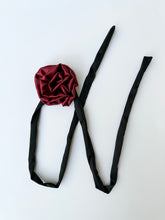 Load image into Gallery viewer, Rose Necklace - Burgundy
