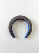Load image into Gallery viewer, bicolor headband - blue royal and taupe
