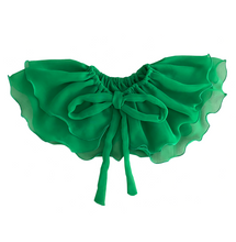 Load image into Gallery viewer, Chiffon Collar - dark green
