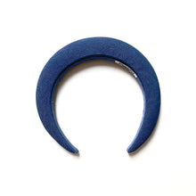 Load image into Gallery viewer, classic padded headband - jeans blue
