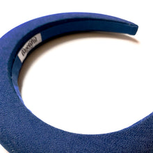 Load image into Gallery viewer, classic padded headband - jeans blue

