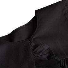 Load image into Gallery viewer, Petal Collar - cotton black
