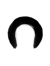 Load image into Gallery viewer, classic padded headband - fake fur black
