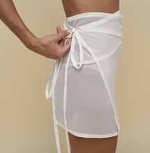 Load image into Gallery viewer, Short Skirt - chiffon white
